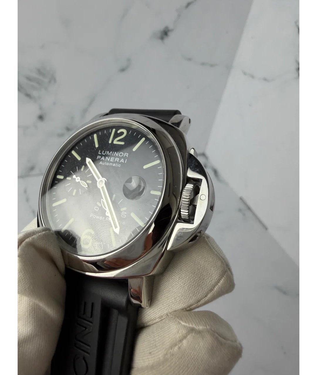 PANERAI Черные металлические часы, фото 3