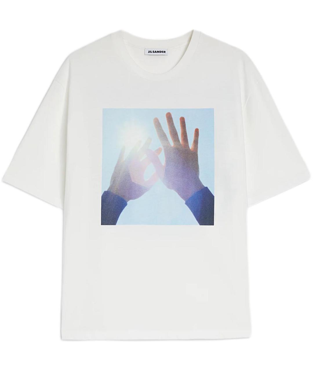 JIL SANDER Белая футболка, фото 1