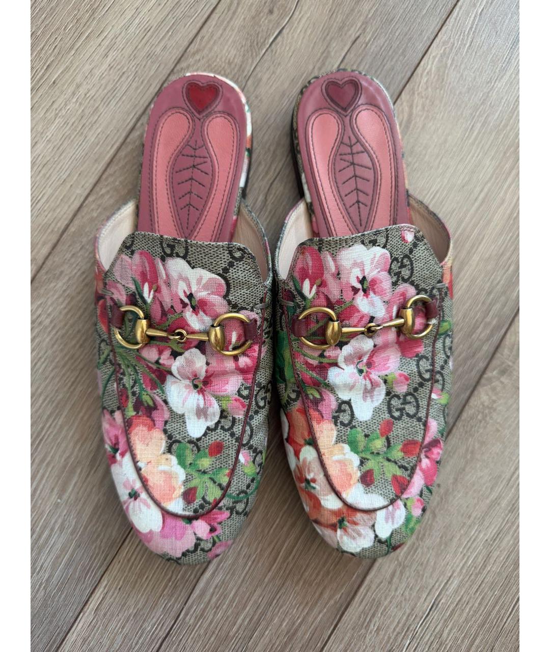 GUCCI Розовые мюли, фото 3