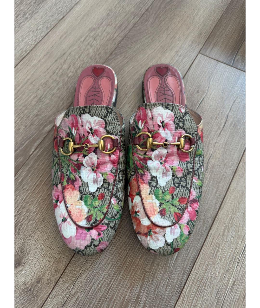 GUCCI Розовые мюли, фото 2