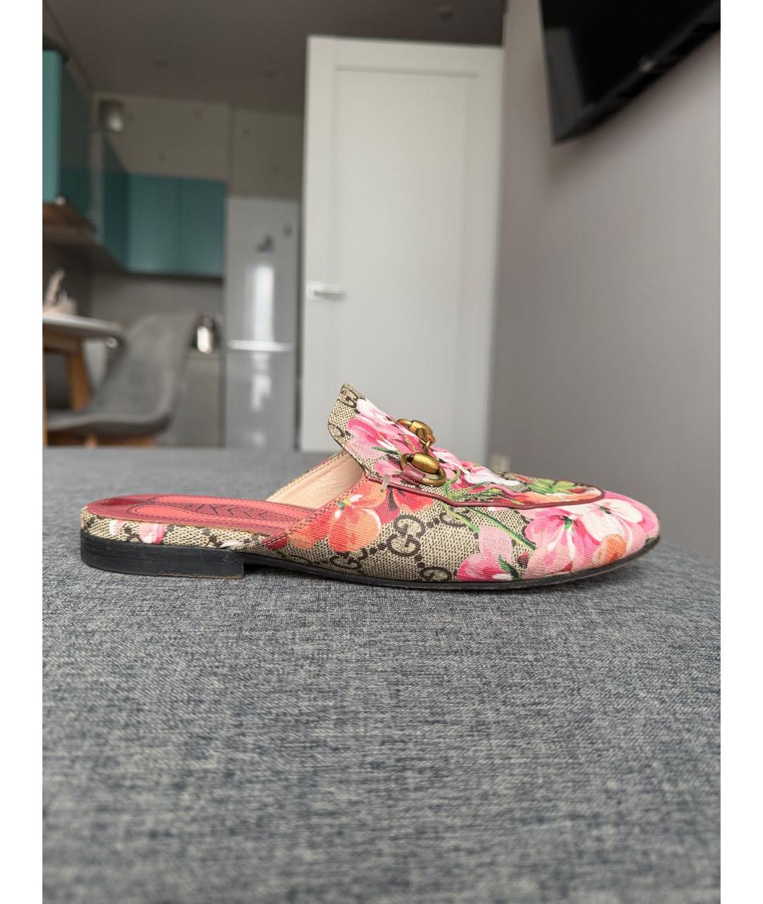 GUCCI Розовые мюли, фото 9