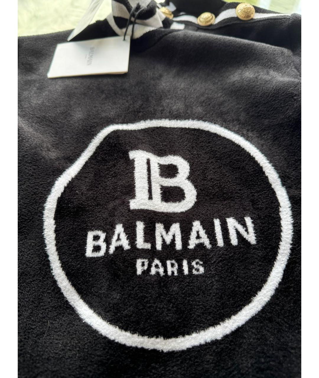 BALMAIN Черная вискозная водолазка, фото 4