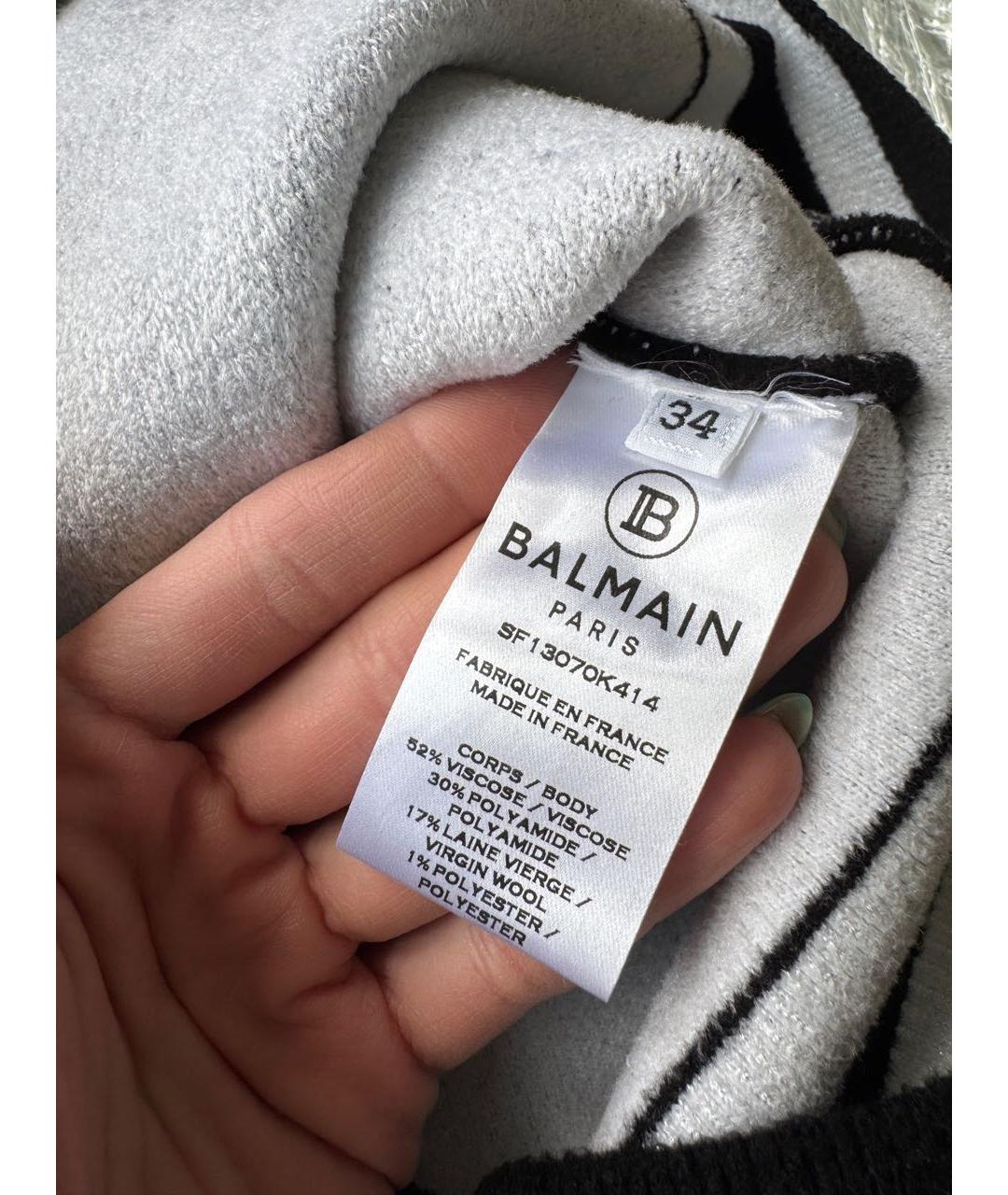 BALMAIN Черная вискозная водолазка, фото 6