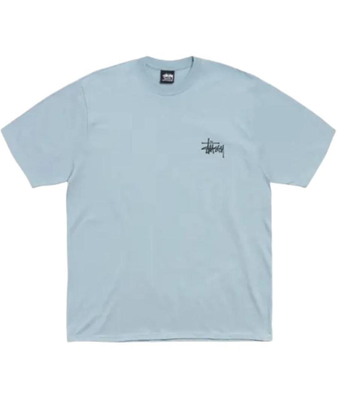 STUSSY Синяя хлопковая футболка, фото 1