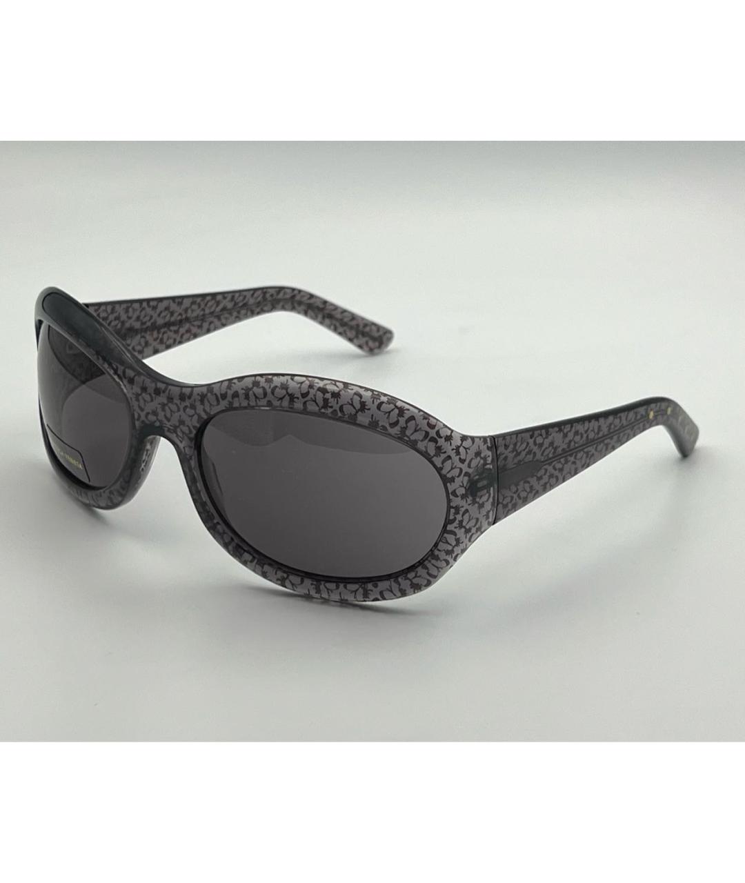 BOTTEGA VENETA Серые пластиковые солнцезащитные очки, фото 8