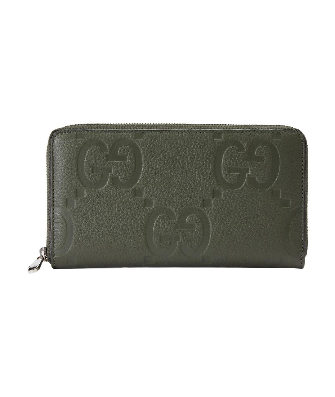 GUCCI Зеленый кожаный кошелек, фото 1