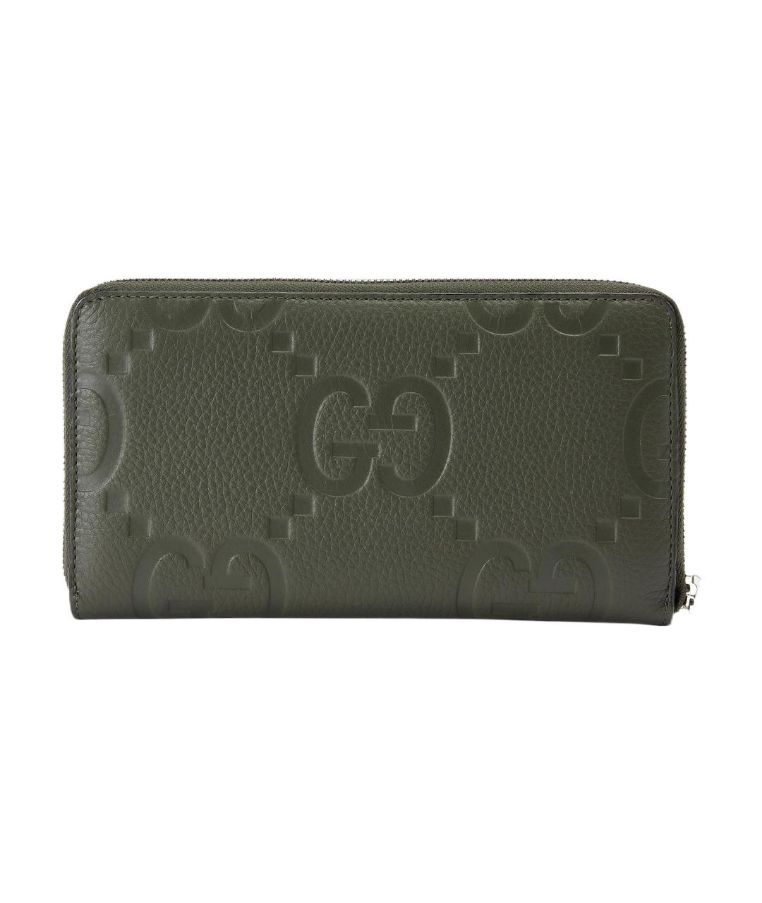 GUCCI Зеленый кожаный кошелек, фото 3