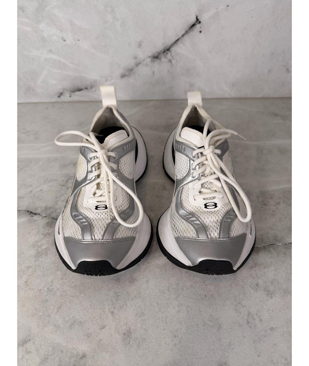BALENCIAGA Белые текстильные кроссовки, фото 3