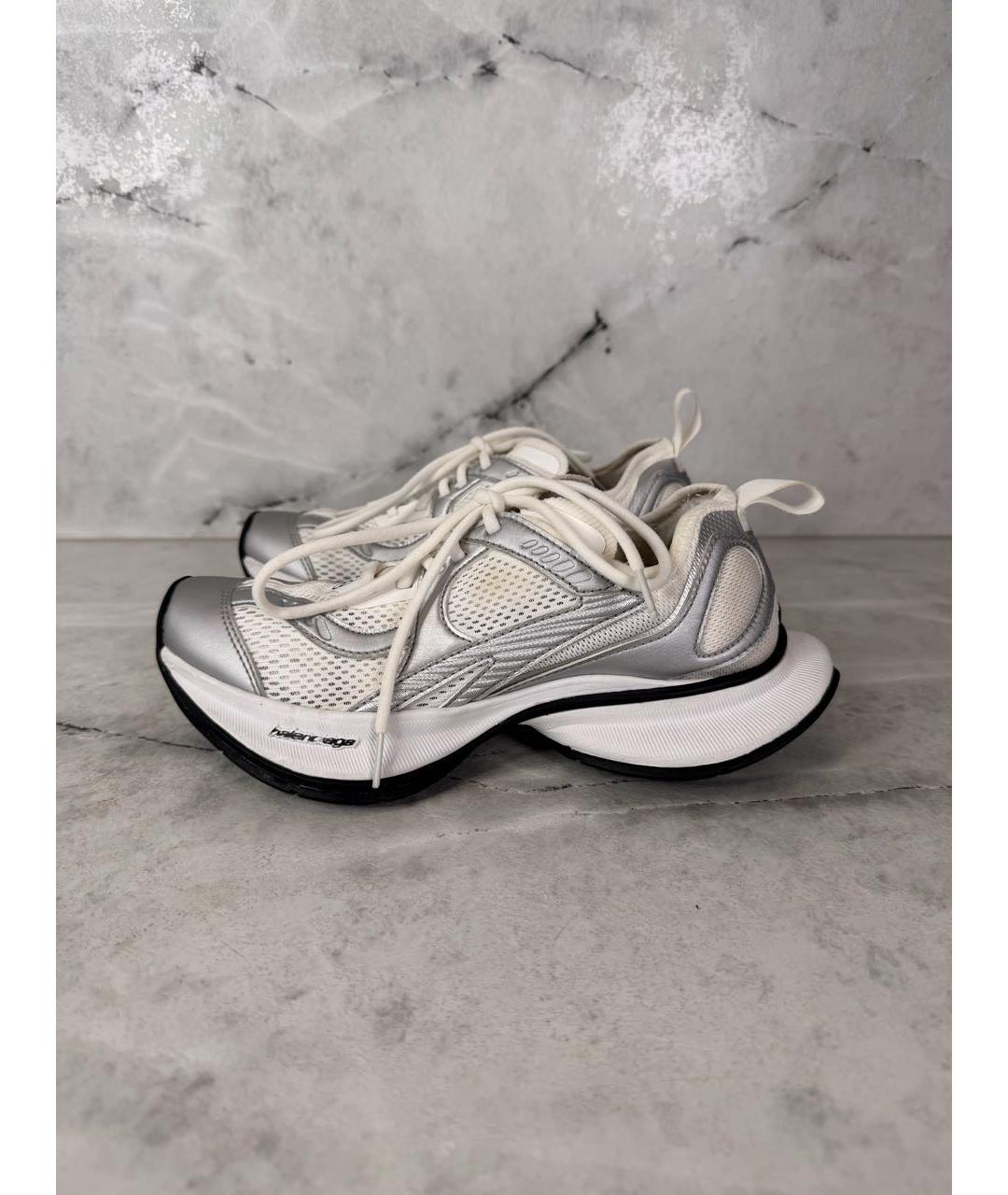 BALENCIAGA Белые текстильные кроссовки, фото 2