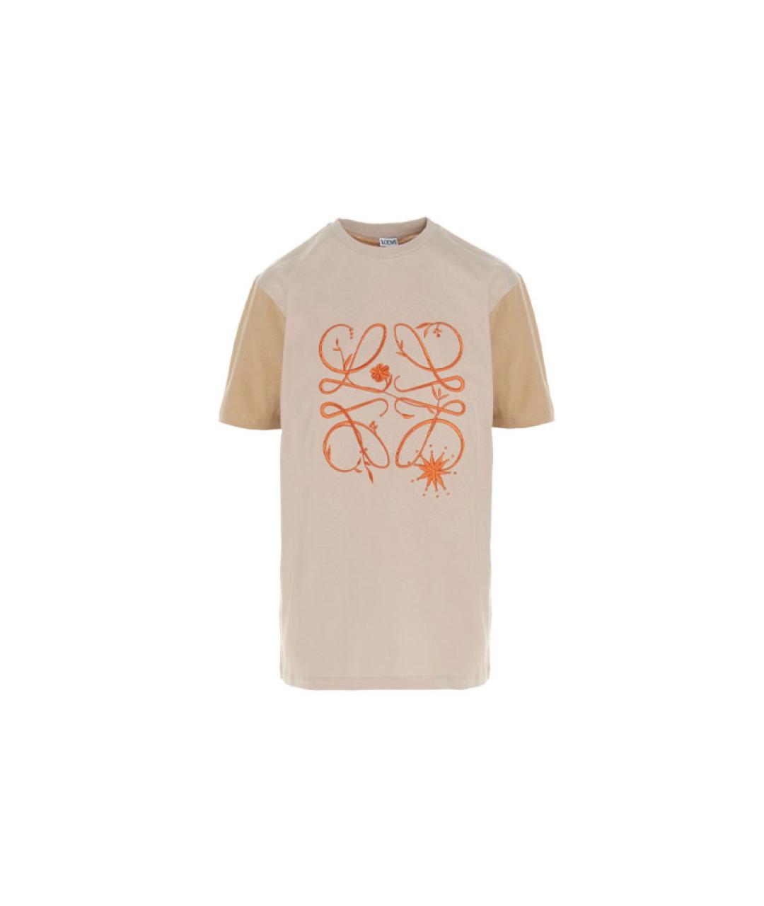 LOEWE Коричневая футболка, фото 6