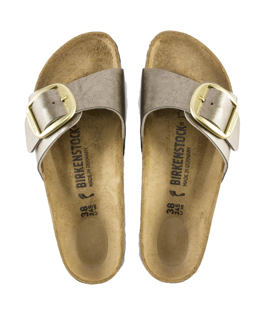 BIRKENSTOCK Коричневые шлепанцы, фото 4