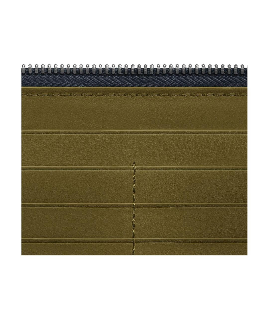 BOTTEGA VENETA Черный кожаный кошелек, фото 4