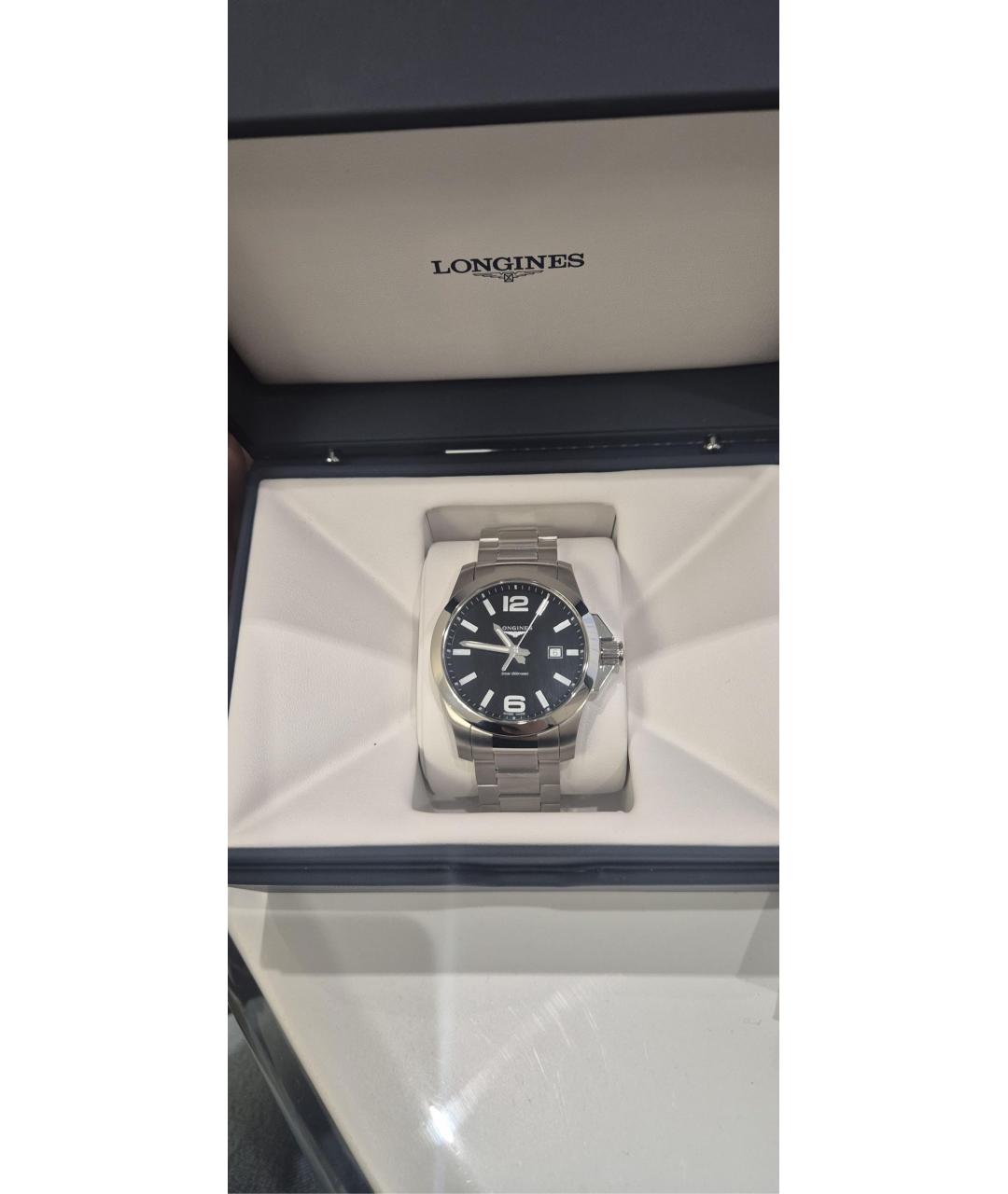 LONGINES Серебряные часы, фото 4