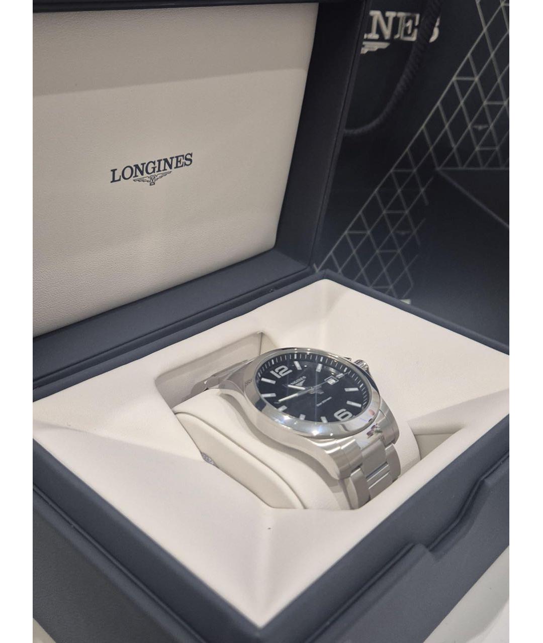 LONGINES Серебряные часы, фото 2