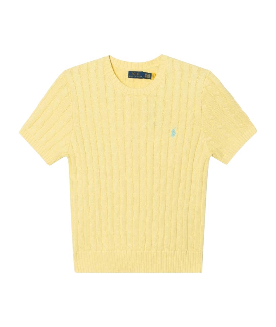 POLO RALPH LAUREN Желтый джемпер / свитер, фото 1