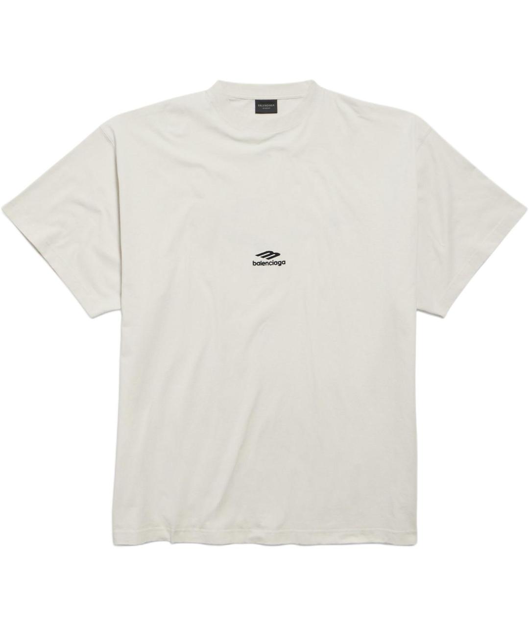 BALENCIAGA Белая футболка, фото 1