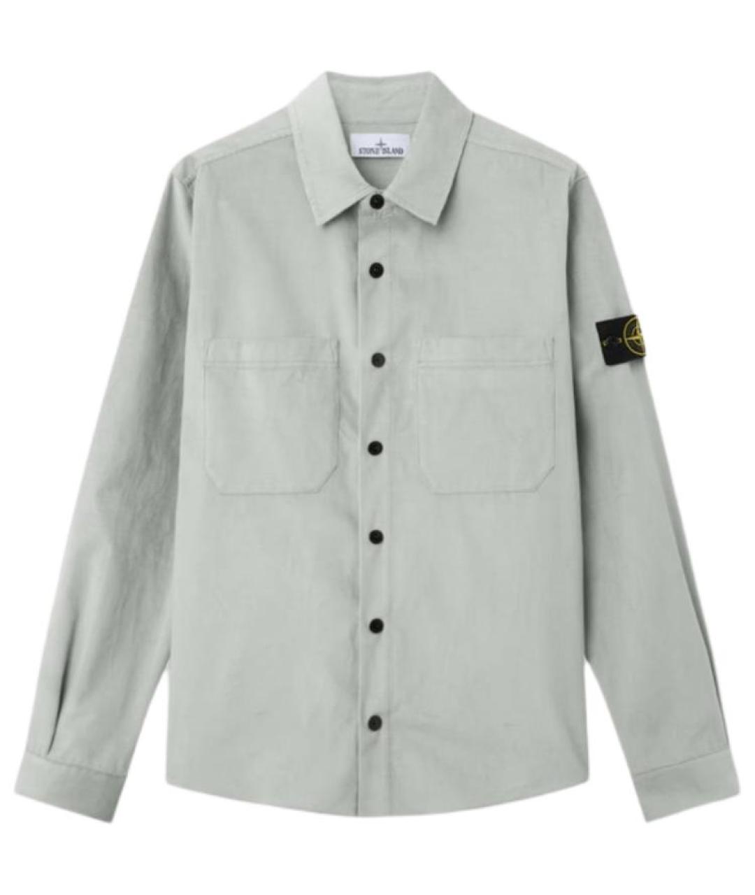 STONE ISLAND Зеленая рубашка, фото 1