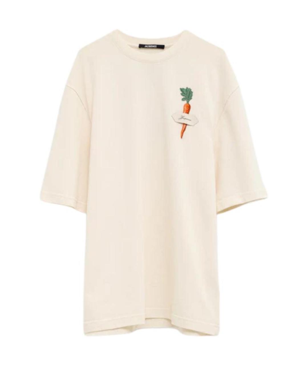 JACQUEMUS Белая футболка, фото 1
