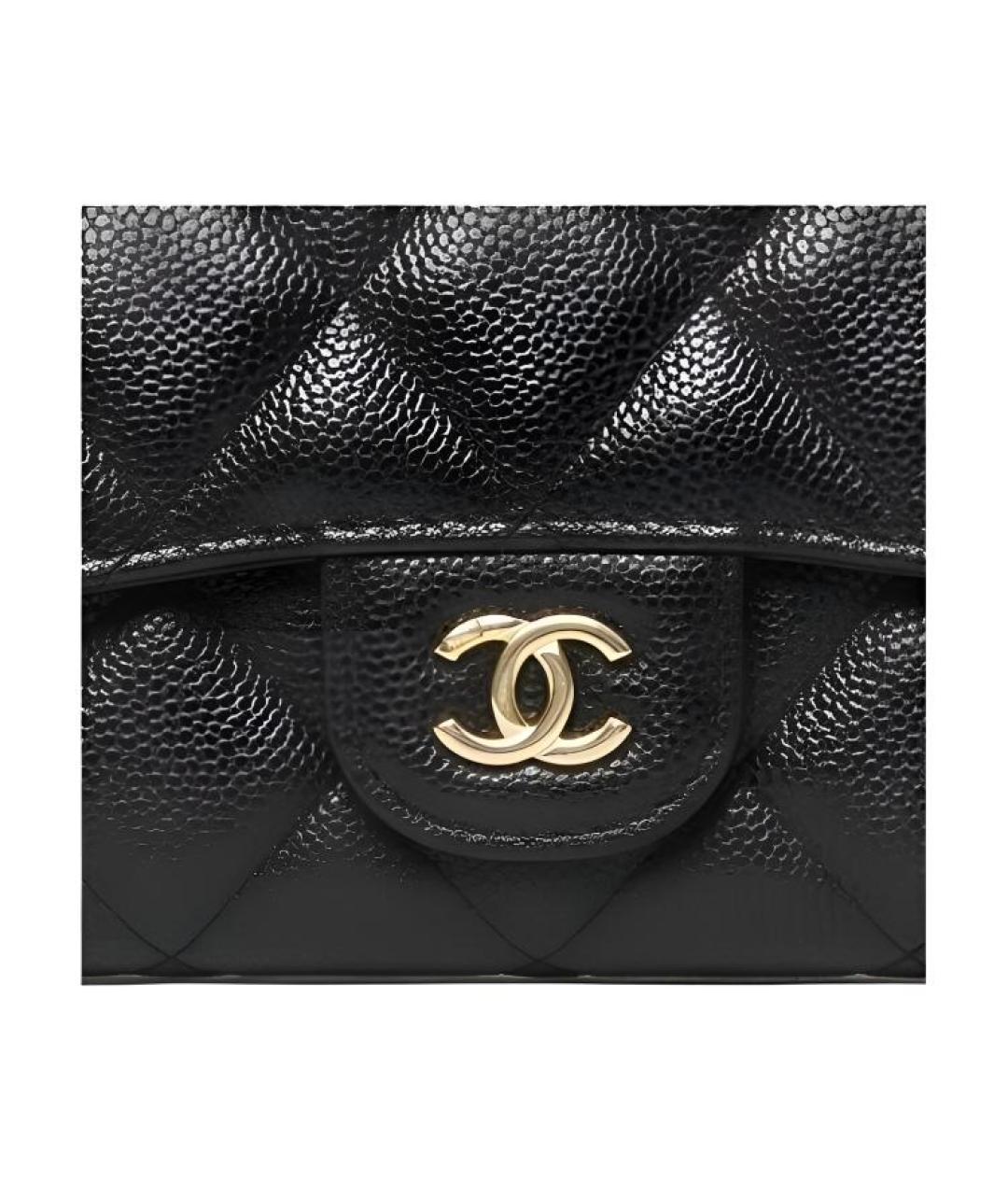 CHANEL Черный кожаный кардхолдер, фото 4