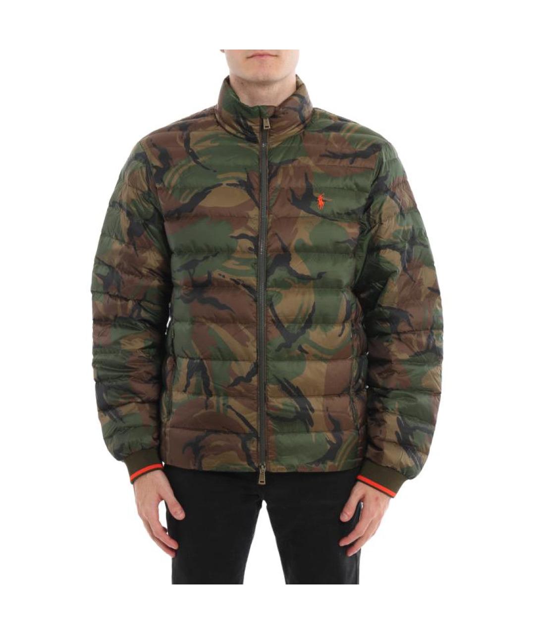 POLO RALPH LAUREN Зеленый пуховик, фото 2