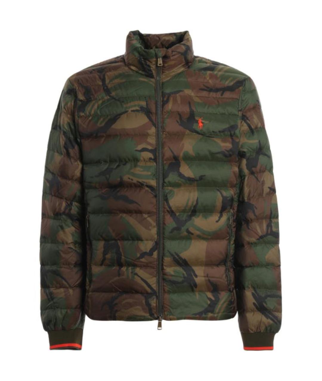 POLO RALPH LAUREN Зеленый пуховик, фото 1