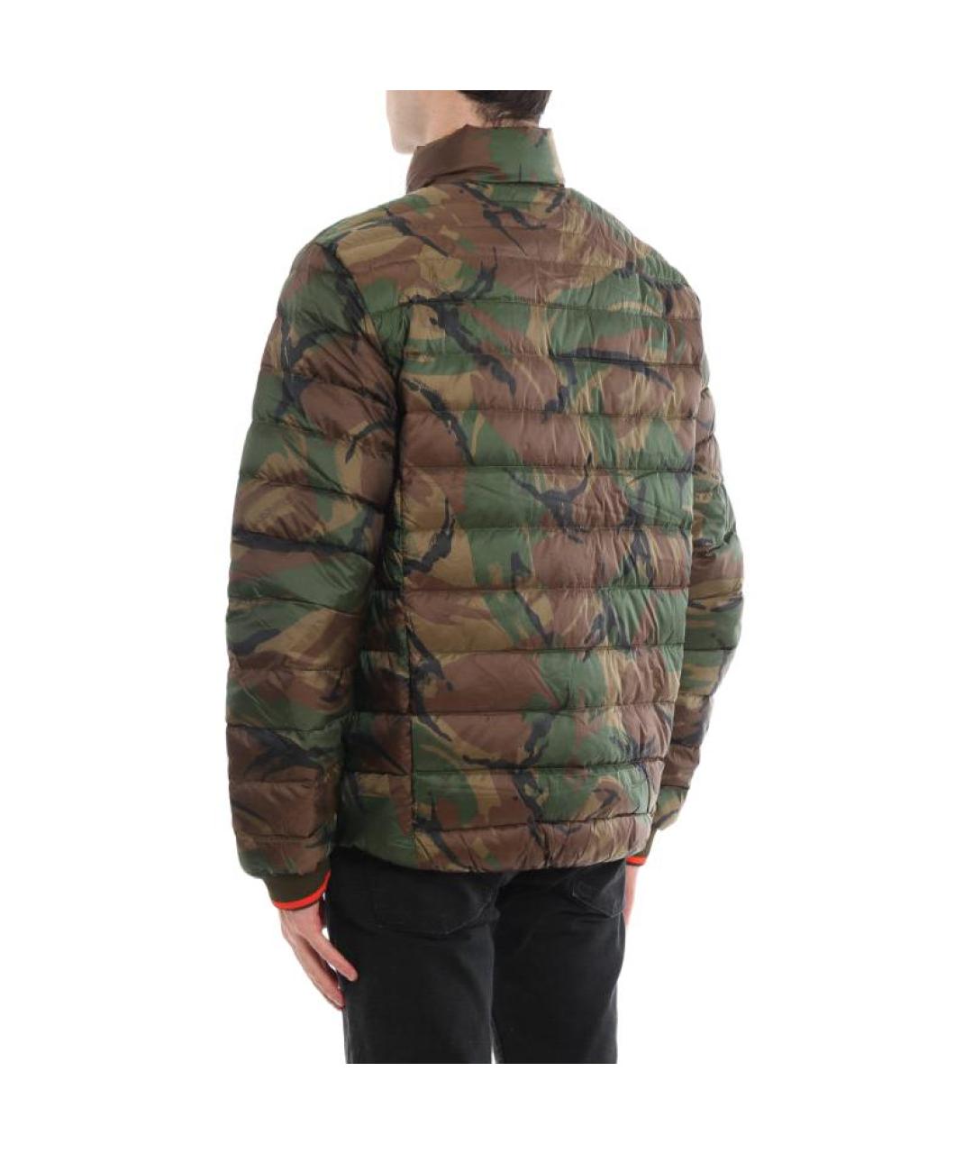 POLO RALPH LAUREN Зеленый пуховик, фото 3