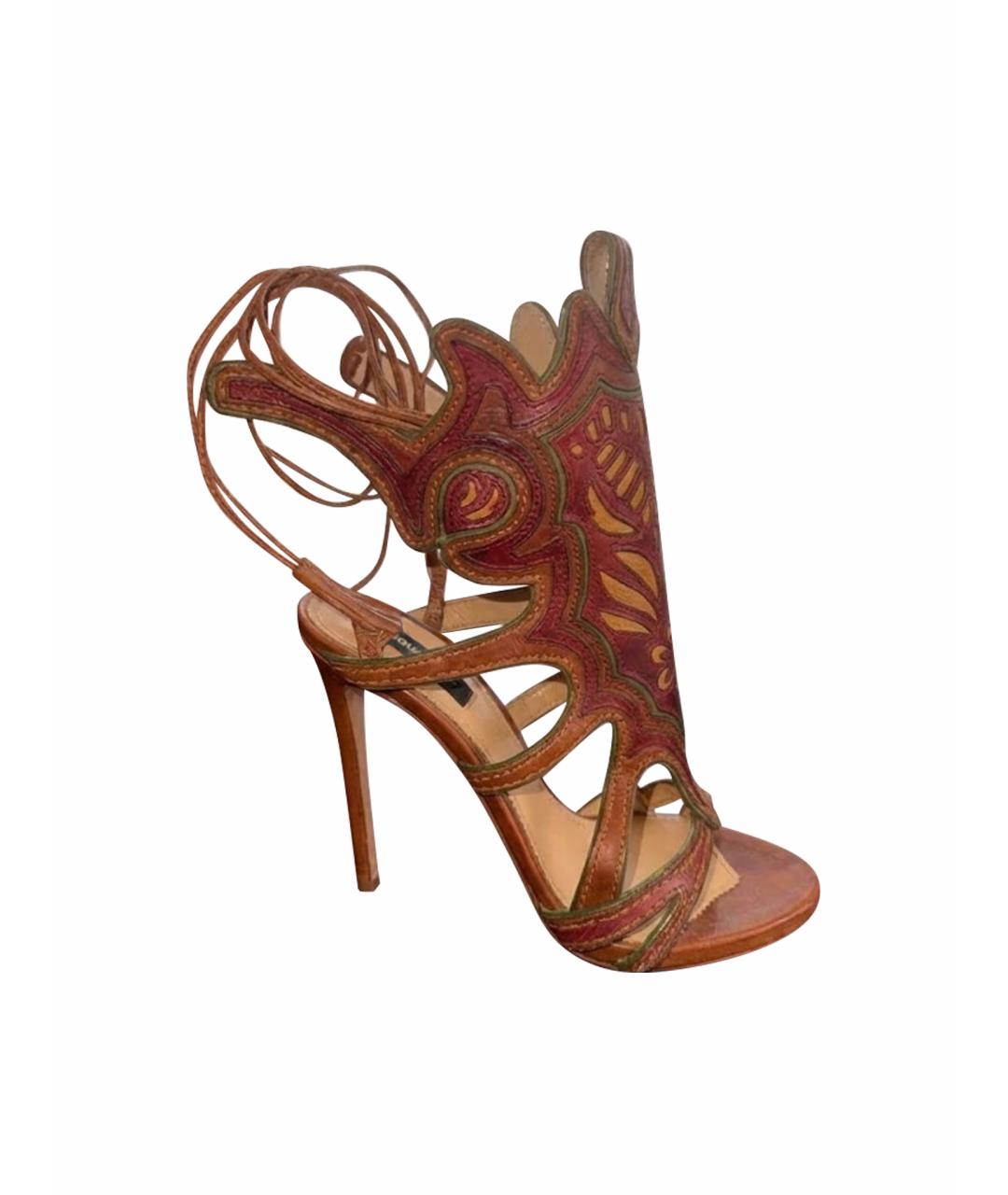 DSQUARED2 Мульти кожаные туфли, фото 1