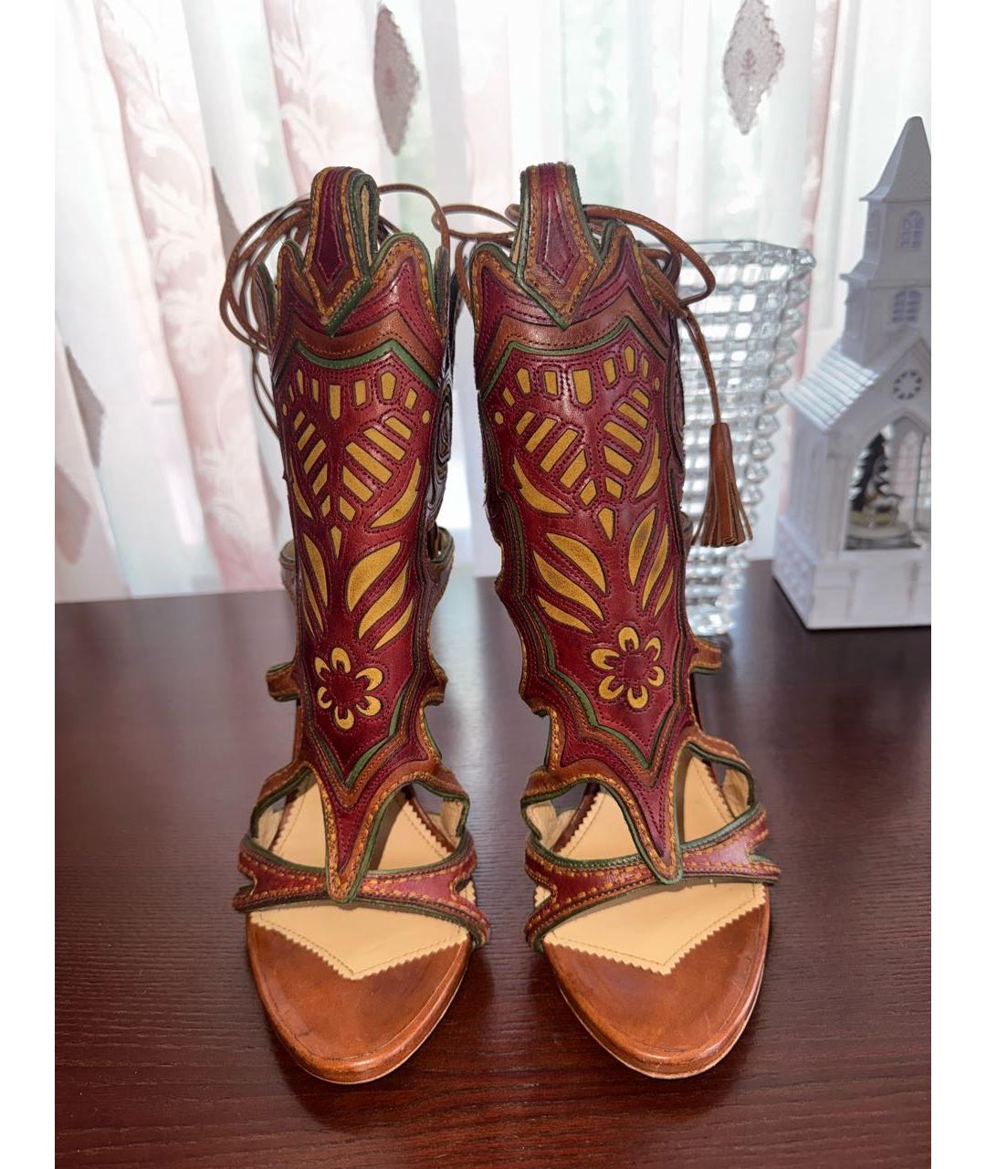 DSQUARED2 Мульти кожаные туфли, фото 2