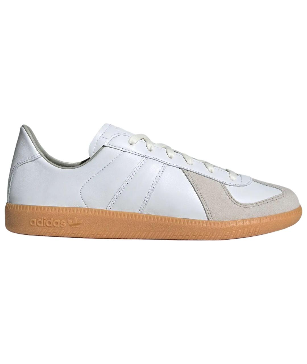 ADIDAS Белые кожаные кеды, фото 1