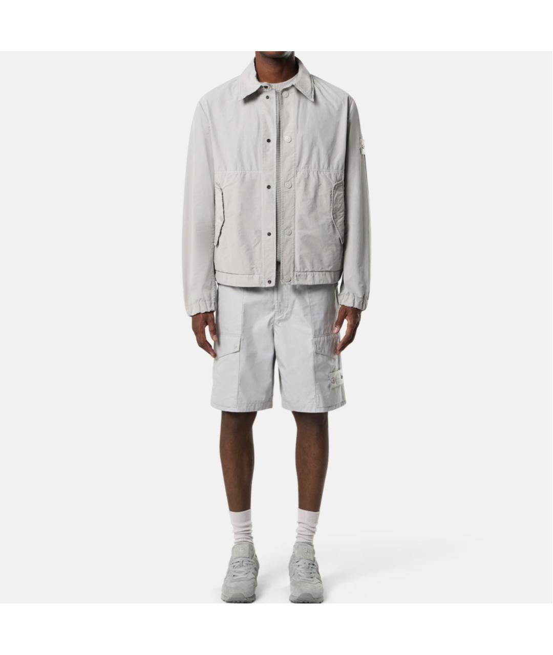 STONE ISLAND Серые шорты, фото 3