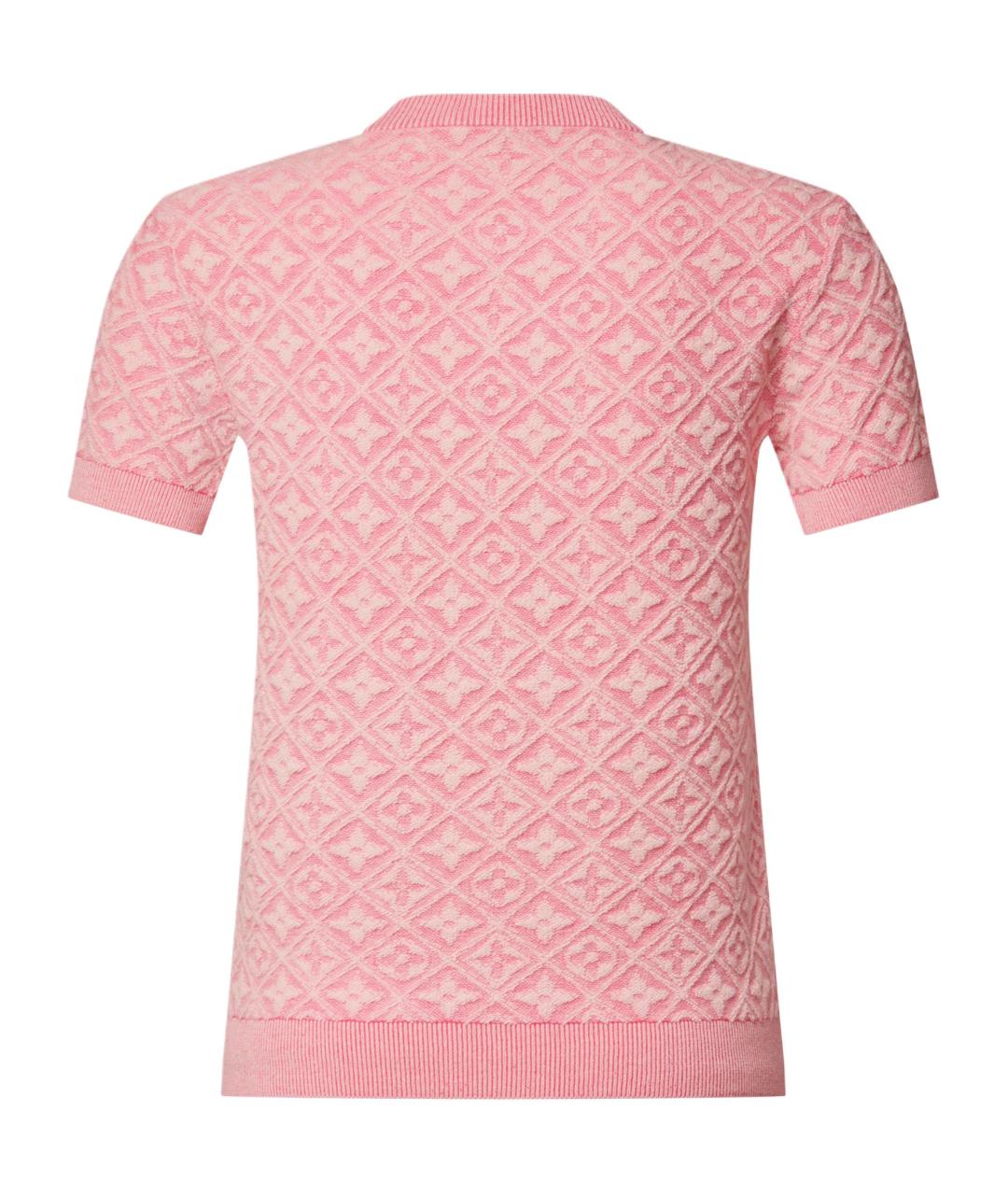LOUIS VUITTON Розовый джемпер / свитер, фото 2