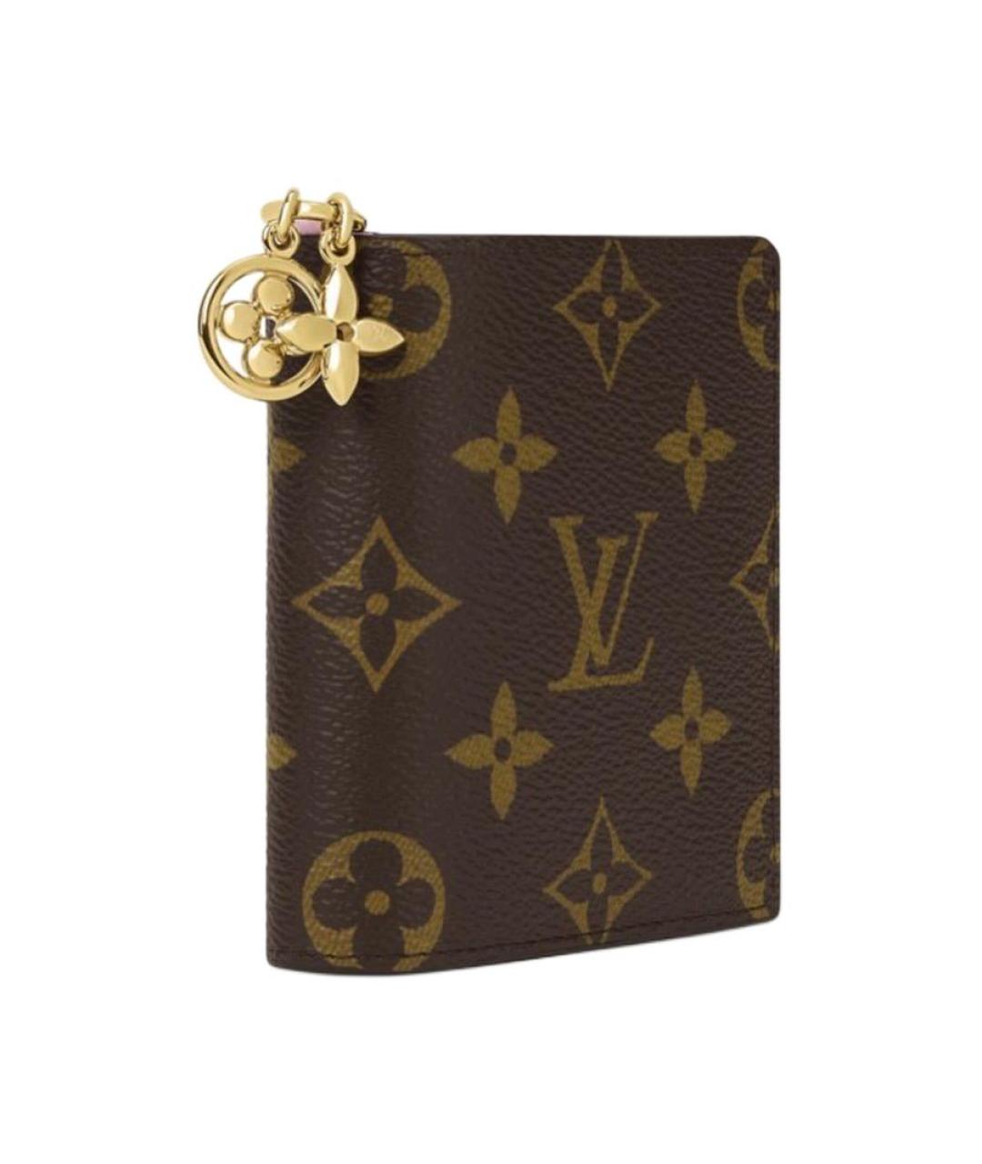 LOUIS VUITTON Коричневый кошелек, фото 2