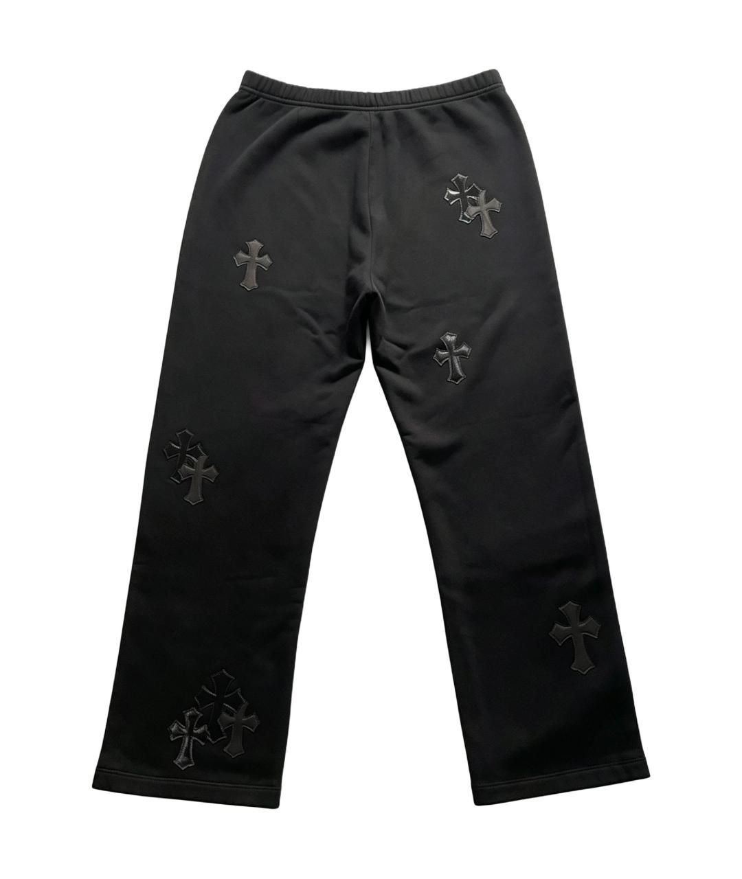 CHROME HEARTS Черные прямые брюки, фото 2