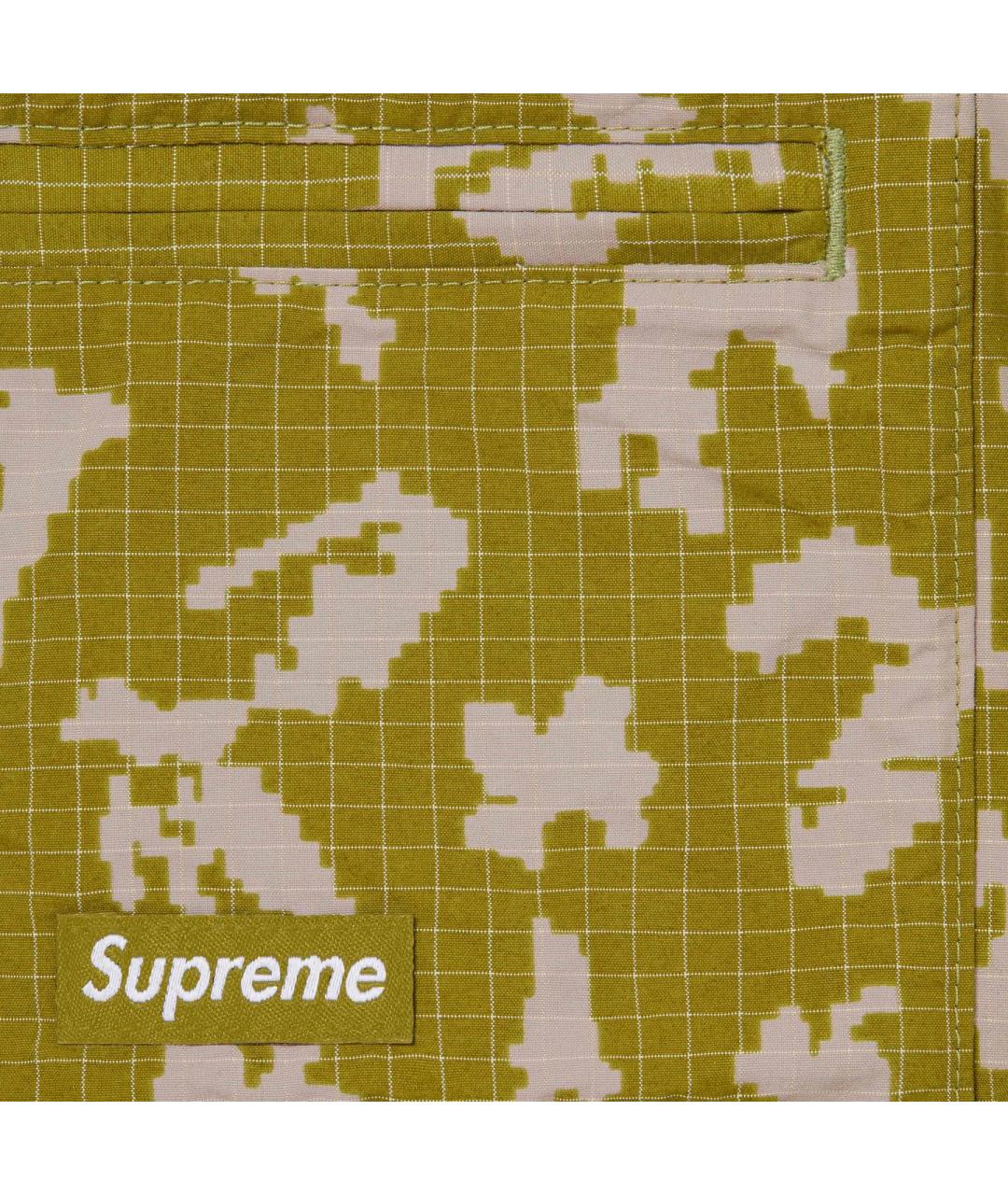 SUPREME Зеленые шорты, фото 3