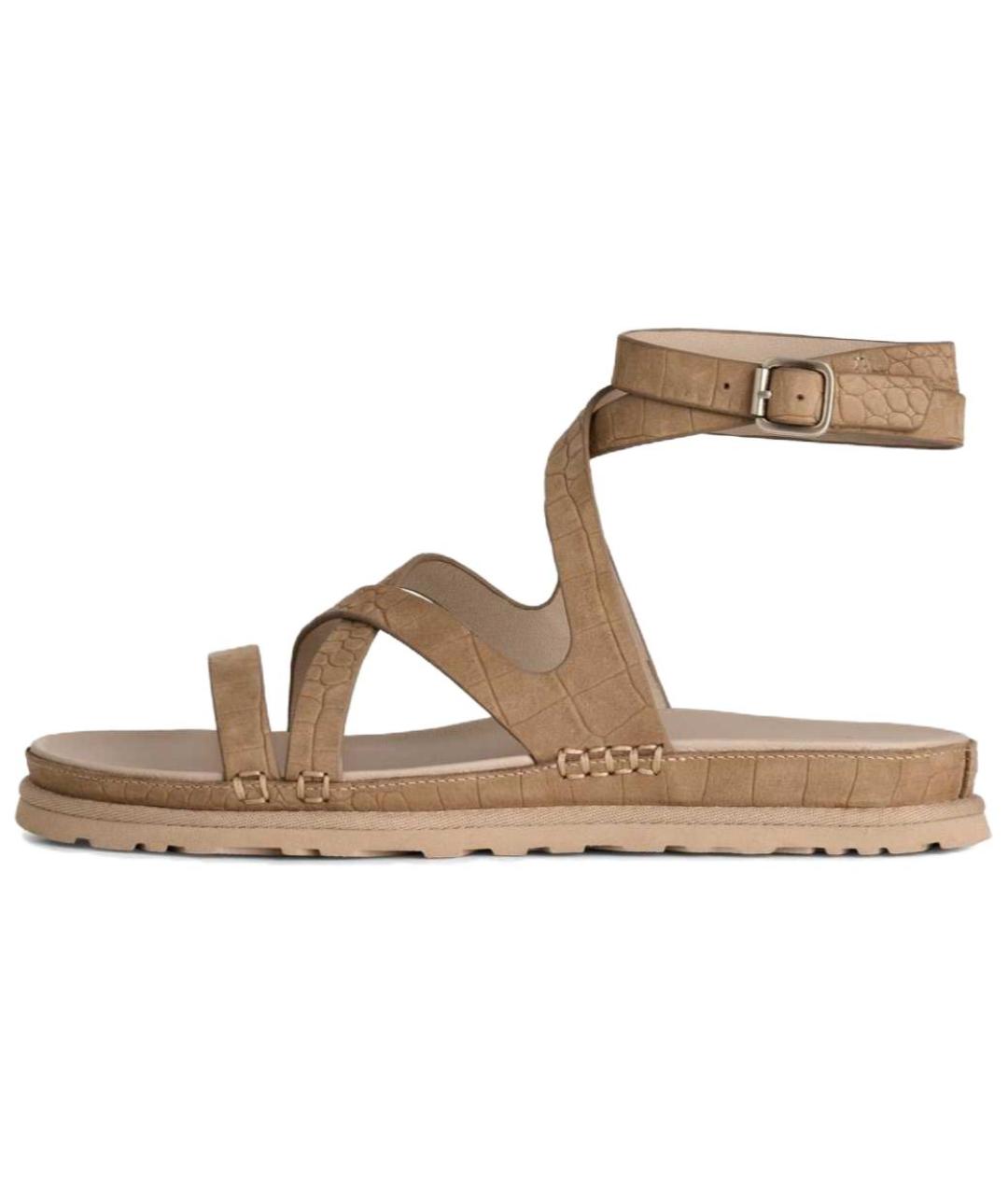 UGG AUSTRALIA Горчичные сандалии, фото 2