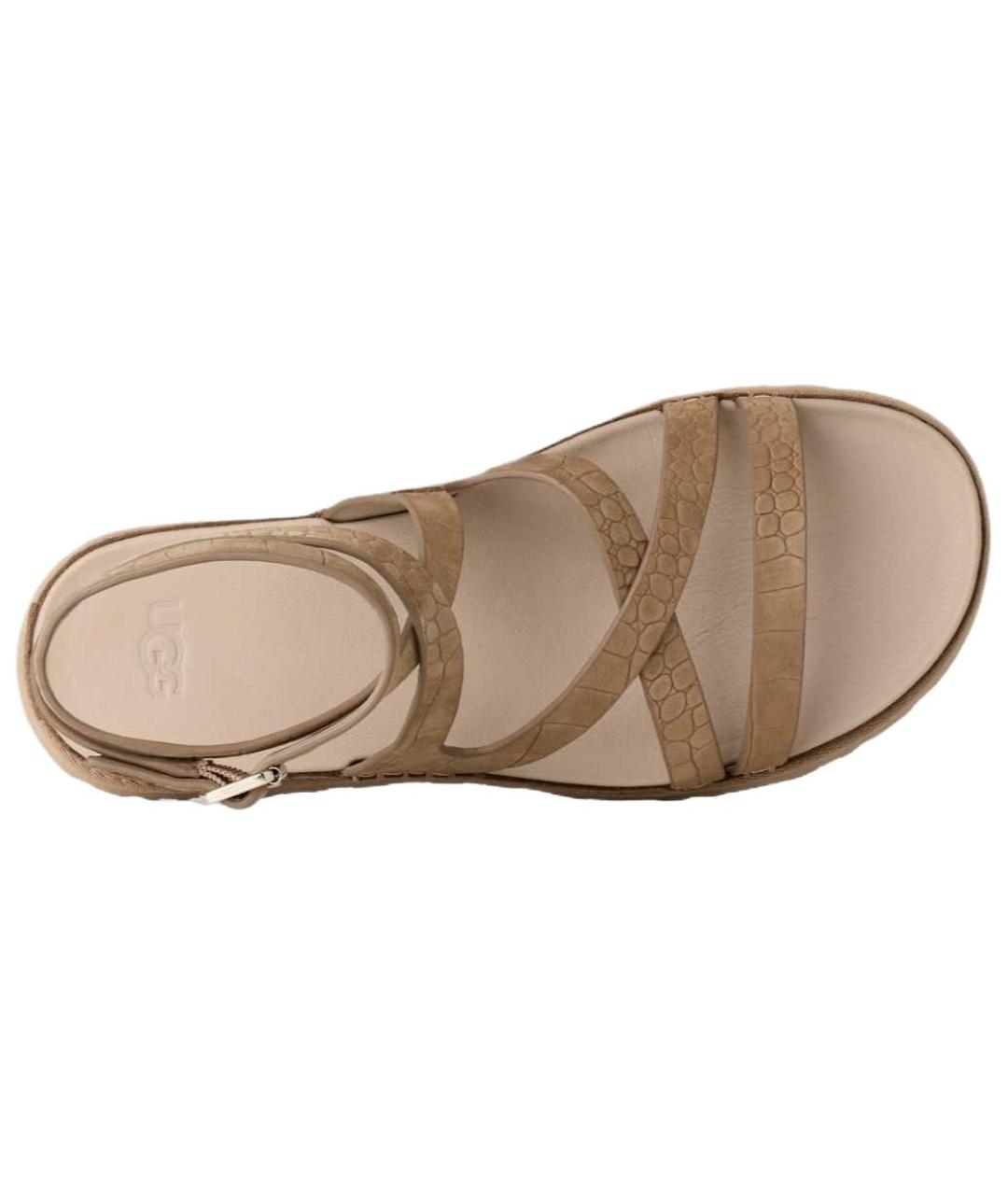 UGG AUSTRALIA Горчичные сандалии, фото 3