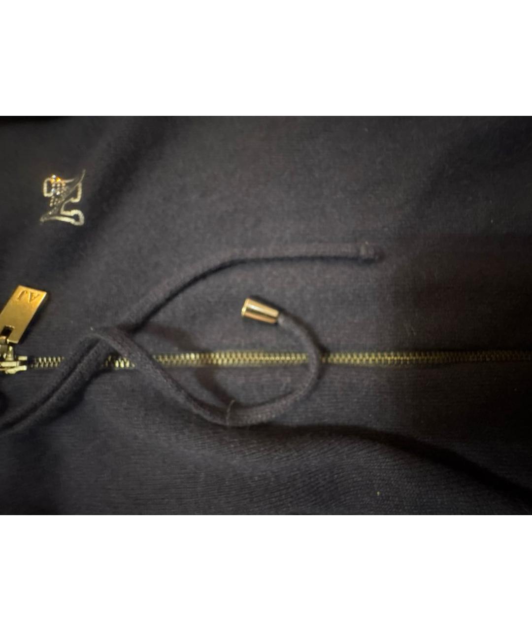 ARMANI JEANS Темно-синий кашемировый джемпер / свитер, фото 4