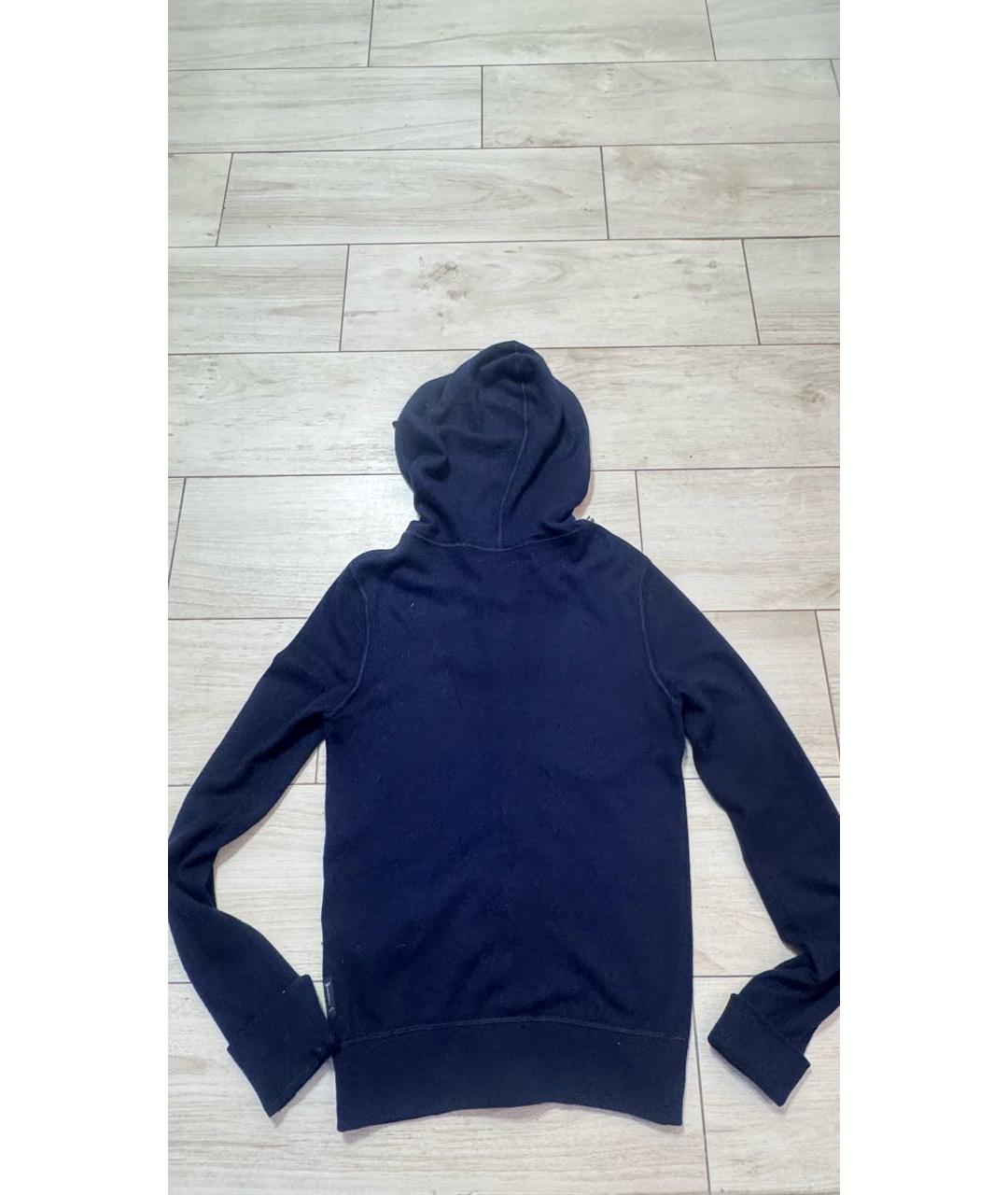 ARMANI JEANS Темно-синий кашемировый джемпер / свитер, фото 2