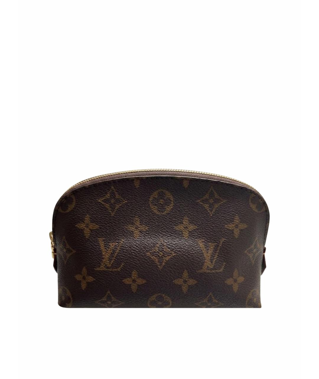 LOUIS VUITTON Коричневая косметичка, фото 1