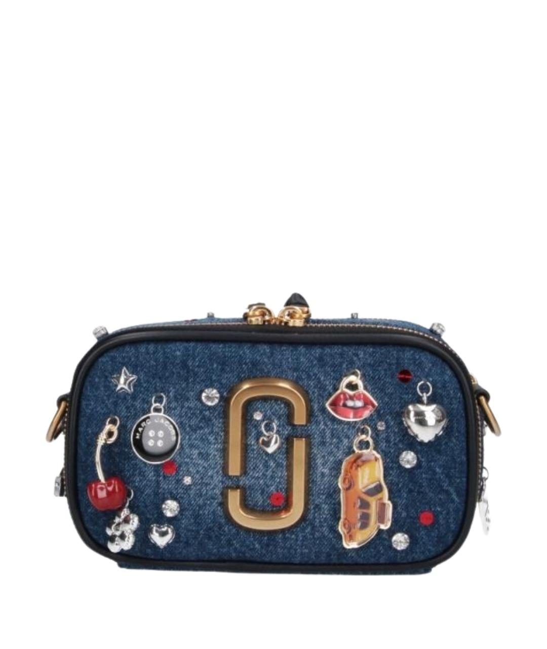 MARC JACOBS Синяя хлопковая сумка через плечо, фото 1