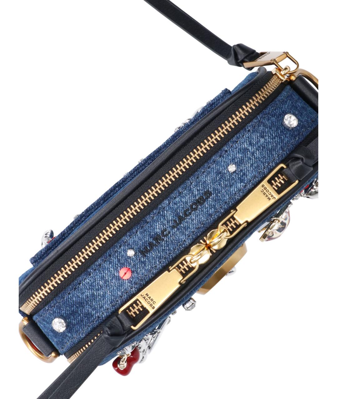 MARC JACOBS Синяя хлопковая сумка через плечо, фото 4