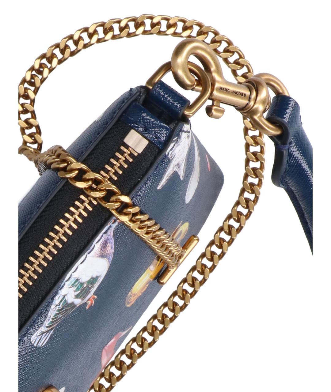 MARC JACOBS Синяя кожаная сумка через плечо, фото 4