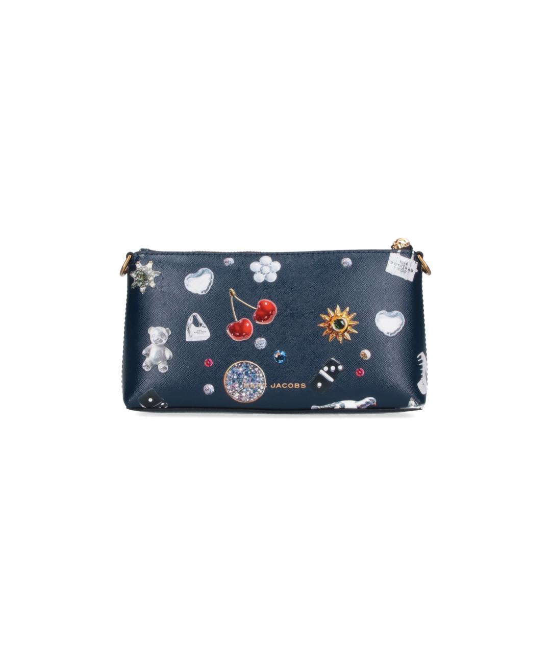 MARC JACOBS Синяя кожаная сумка через плечо, фото 3