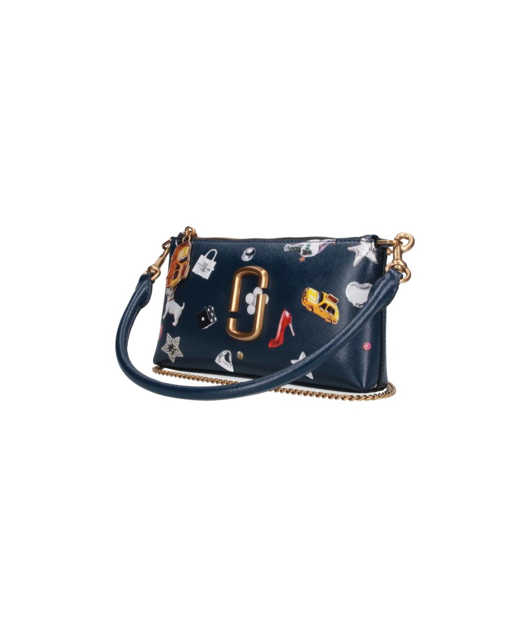 MARC JACOBS Синяя кожаная сумка через плечо, фото 2
