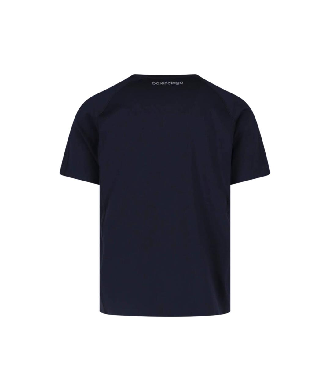 BALENCIAGA Синяя футболка, фото 2
