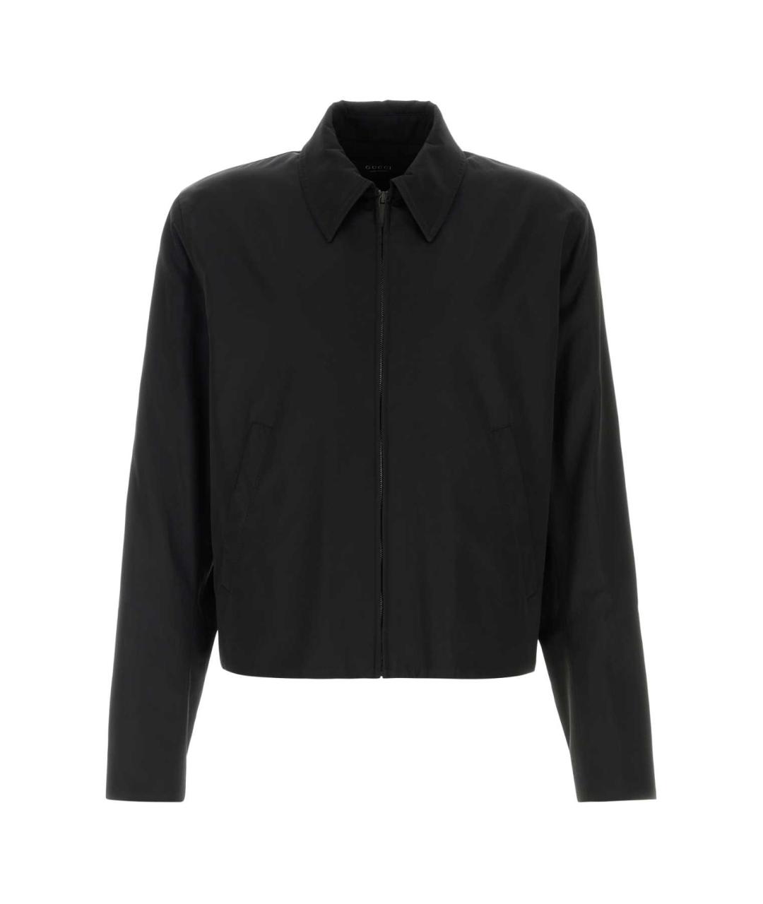 GUCCI Черная хлопковая куртка, фото 1