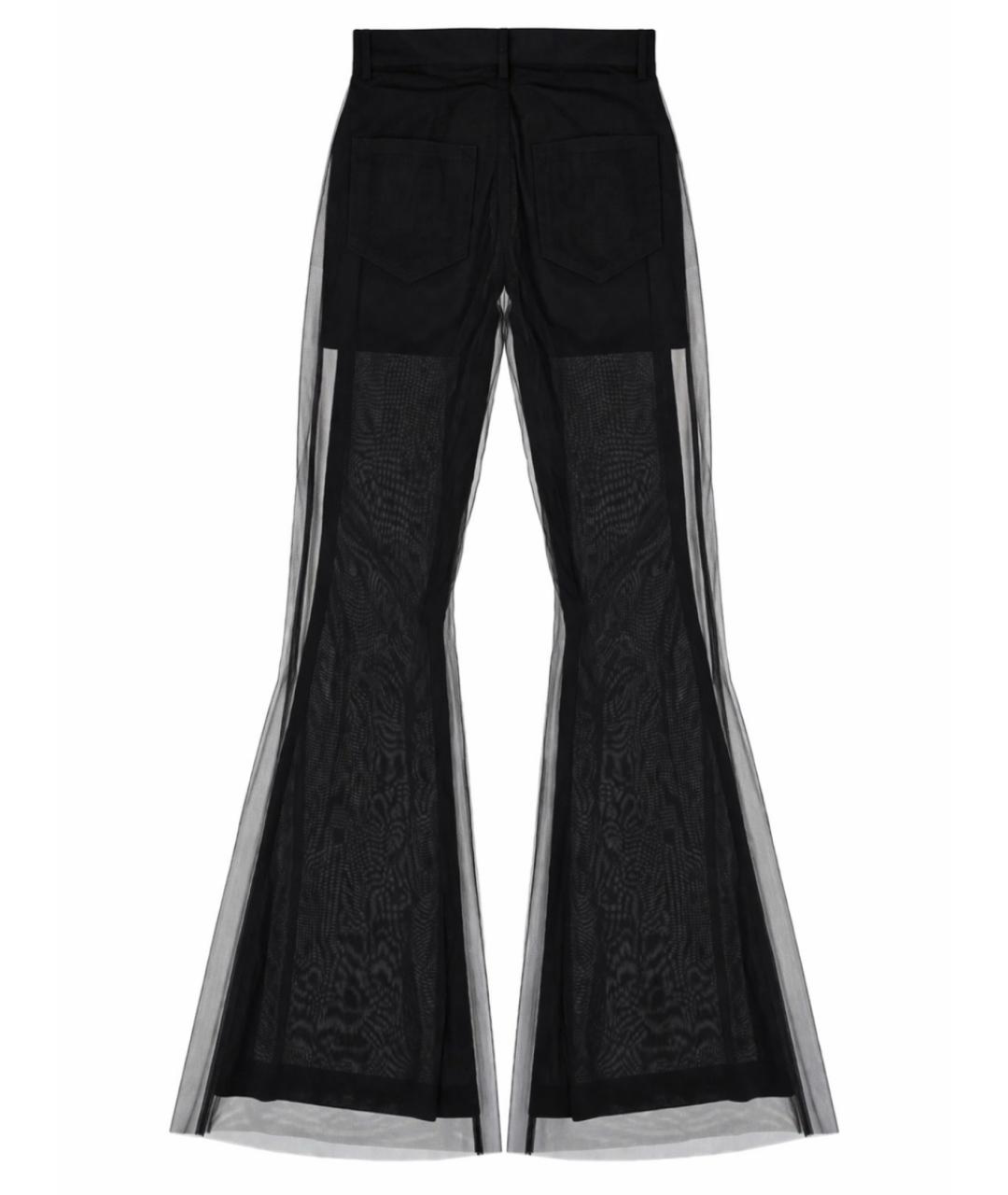 RICK OWENS Черные брюки широкие, фото 3