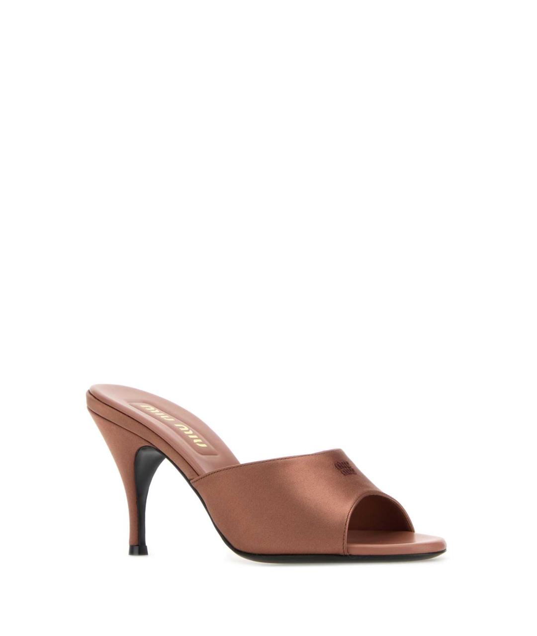 MIU MIU Мульти текстильные мюли, фото 2