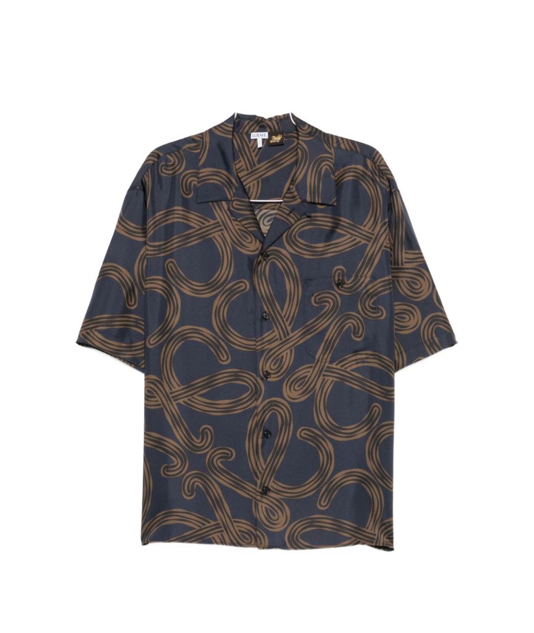 LOEWE Мульти шелковая кэжуал рубашка, фото 1