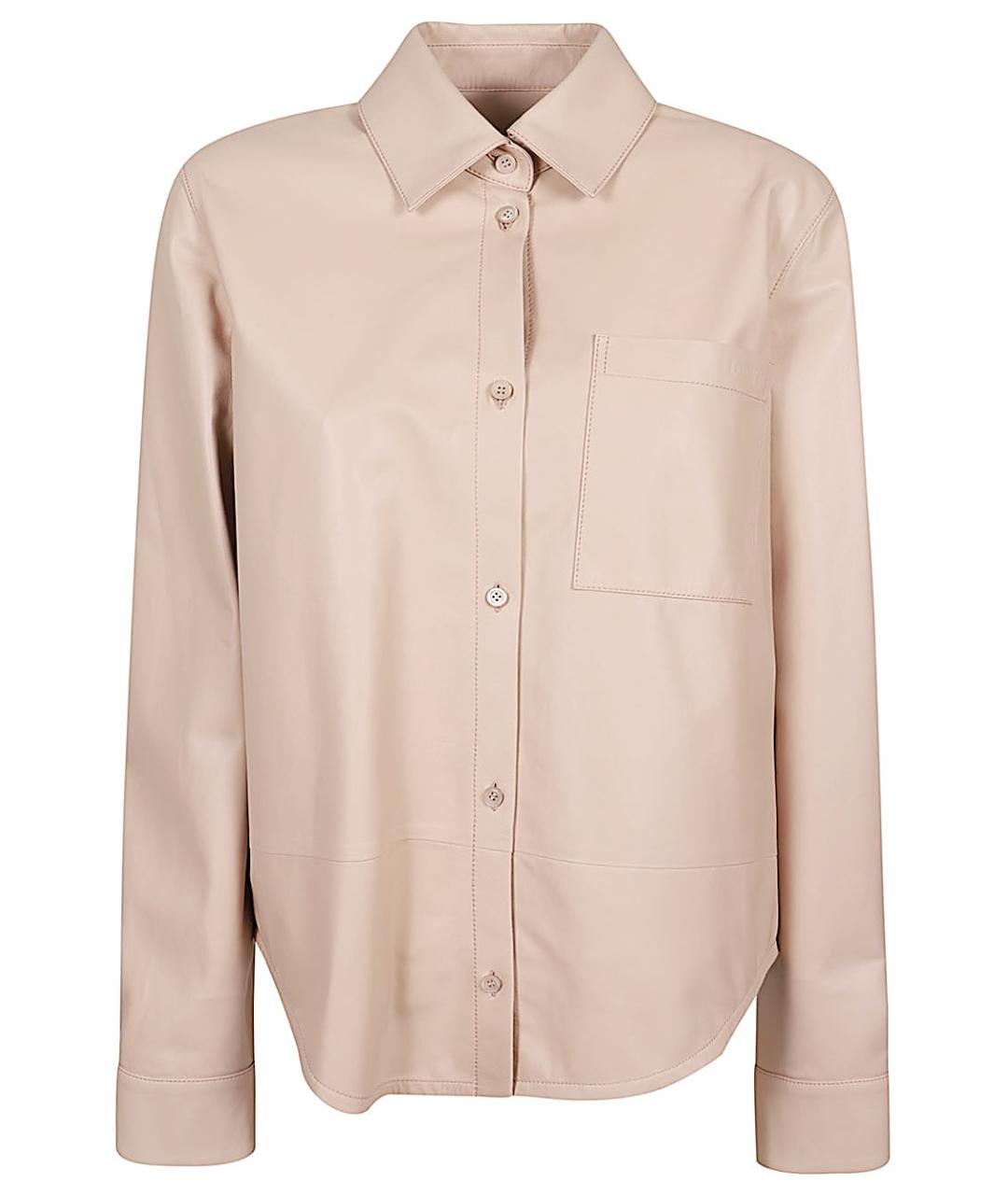LOEWE Розовая кожаная рубашка, фото 1